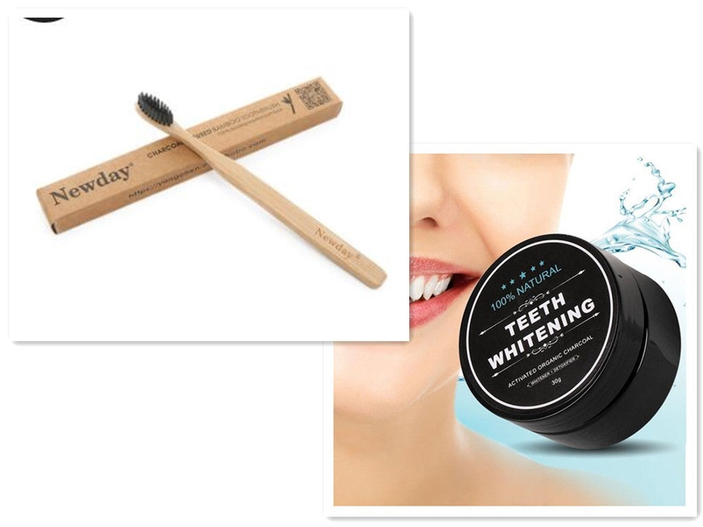 Coconut Charcoal Teeth Whitening Magic