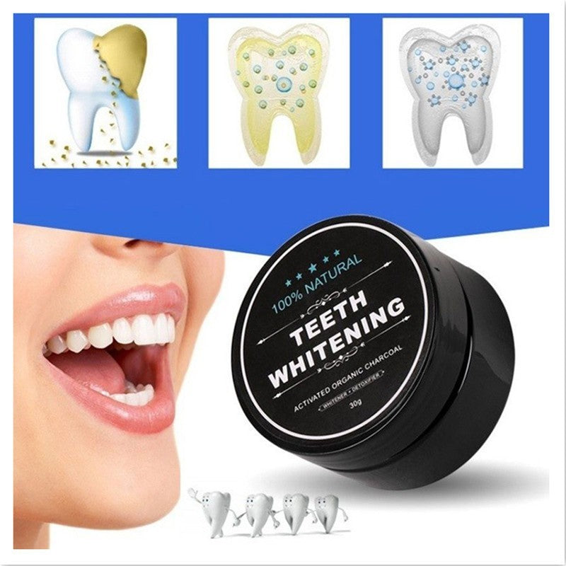 Coconut Charcoal Teeth Whitening Magic