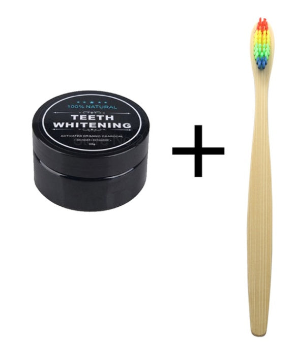 Coconut Charcoal Teeth Whitening Magic
