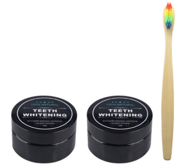Coconut Charcoal Teeth Whitening Magic